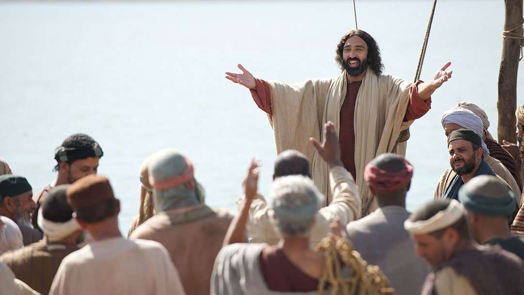 Jesus Preaching Sermon